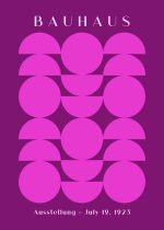 Bauhaus Exhibition Wall Art Poster Aluminum Print