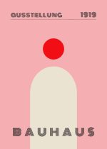 Bauhaus Exhibition Wall Art Poster Aluminum Print