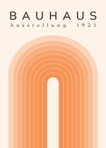 Bauhaus Exhibition Wall Art Poster Aluminum Print