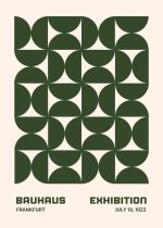 Bauhaus Exhibition Wall Art Poster Aluminum Print