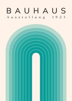 Bauhaus Exhibition Wall Art Poster Aluminum Print