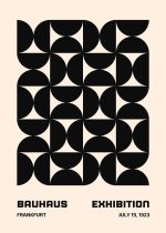 Bauhaus Exhibition Wall Art Poster Aluminum Print