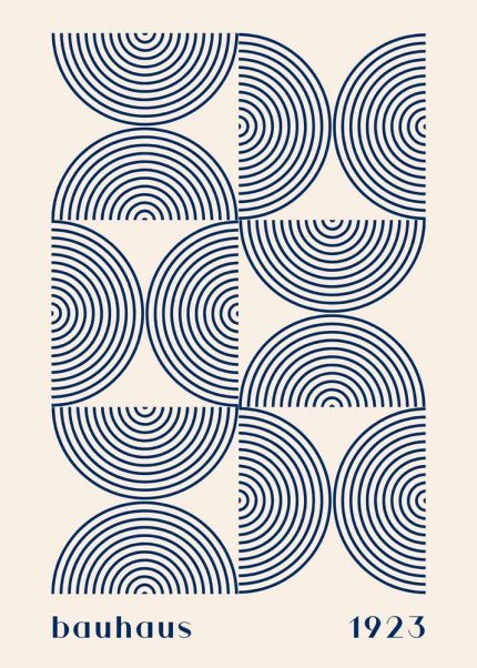 Bauhaus Printed Poster