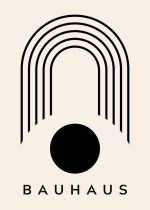Bauhaus Exhibition Wall Art Poster Aluminum Print