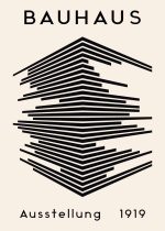 Bauhaus Exhibition Wall Art Poster Aluminum Print