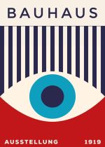 Bauhaus Exhibition Wall Art Poster Aluminum Print