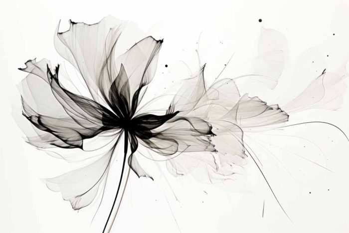Boho Abstract Print Wall Art Poster - Image 1