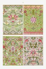 Chinese Botanical Floral Print Wall Art Poster