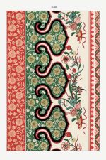 Chinese Botanical Floral Print Wall Art Poster