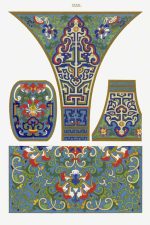 Chinese Botanical Floral Print Wall Art Poster