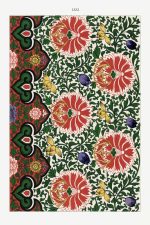 Chinese Botanical Floral Print Wall Art Poster