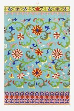 Chinese Botanical Floral Print Wall Art Poster