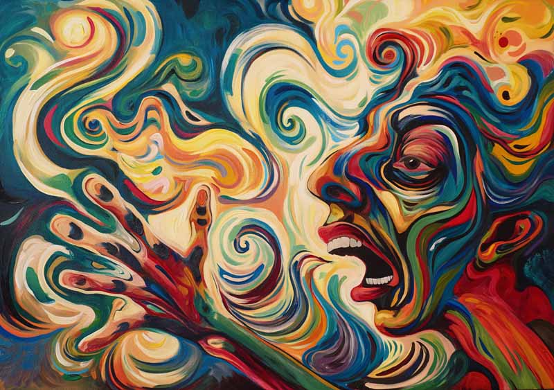 Expressionism Art Wall Art Metal Aluminum Print