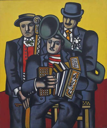 Fernand Léger The Three Musicians 1944 Wall Art Poster