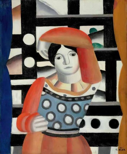 Fernand Léger Une femme devant le paysage 1921 Wall Art Poster