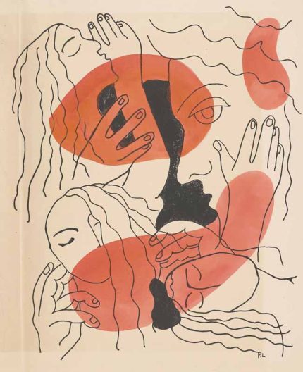 Fernand Léger Vies Lives plate page 125 from Les Illuminations The Illuminations 1949 Wall Art Poster