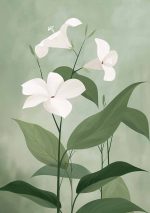 Floral Botanical Flower Print Wall Art Poster