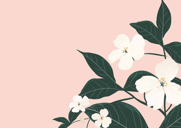 Floral Botanical Flower Print Wall Art Poster - Image 1