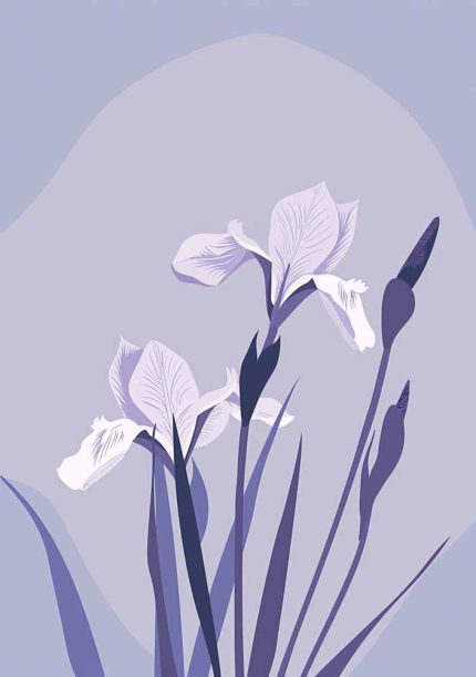 Floral Botanical Flower Print Wall Art Poster