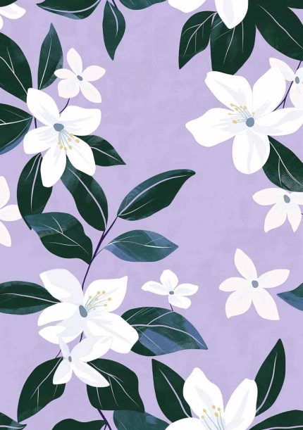 Floral Botanical Flower Print Wall Art Poster