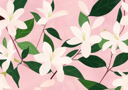 Floral Botanical Flower Print Wall Art Poster