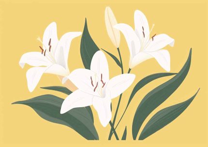 Floral Botanical Flower Print Wall Art Poster