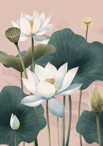 Floral Botanical Flower Print Wall Art Poster