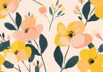 Floral Botanical Flower Print Wall Art Poster