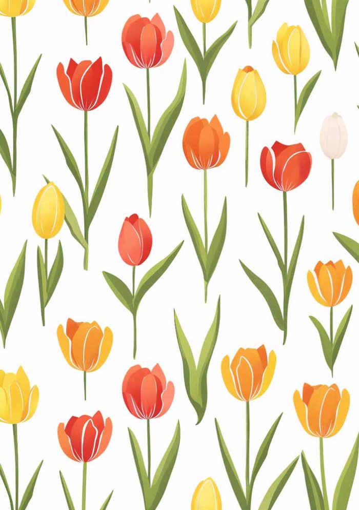 Floral Botanical Flower Print Wall Art Poster - Image 1