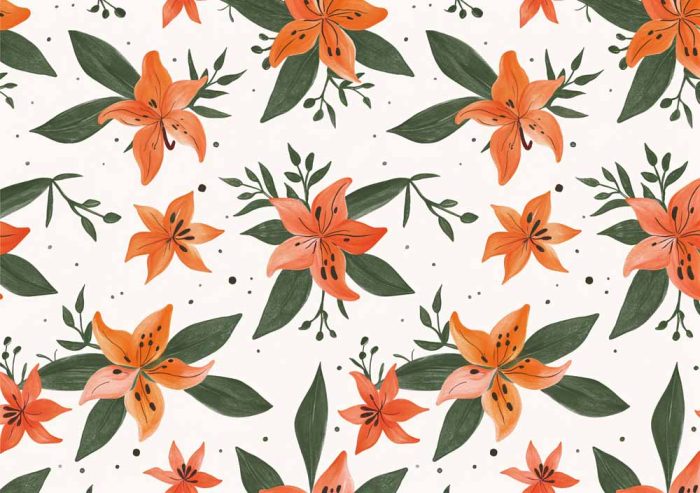 Floral Botanical Flower Print Wall Art Poster - Image 1