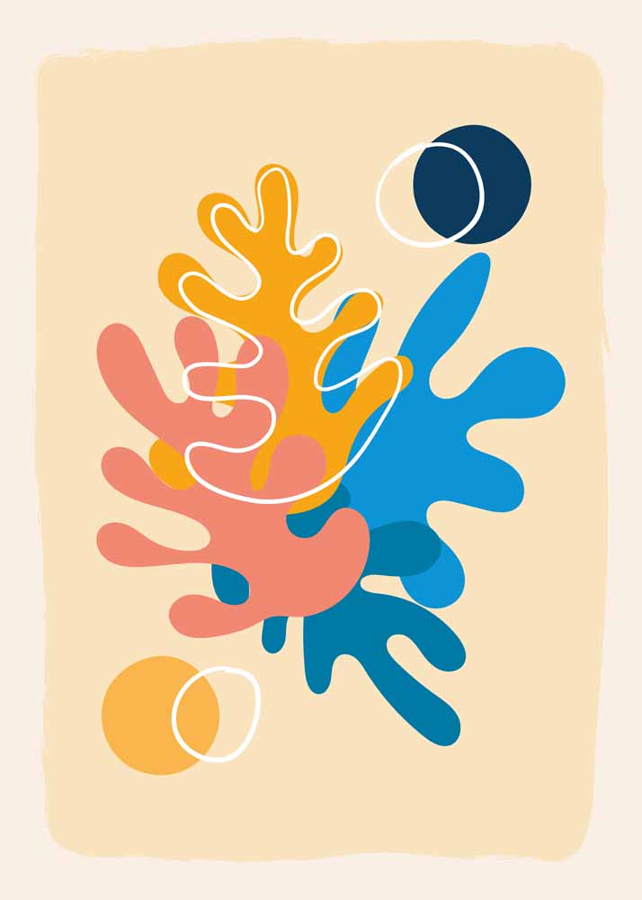 Floral Botanical Flower Print Wall Art Poster