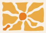 Abstract Organic Shapes - Modern Minimalist Art Print Floral Botanical Flower Print Wall Art Poster
