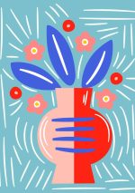 Floral Botanical Flower Print Wall Art Poster