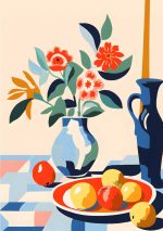 Floral Botanical Flower Print Wall Art Poster