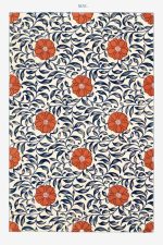Chinese Botanical Floral Print Wall Art Poster
