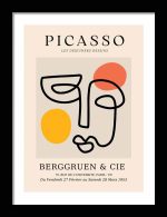 Picasso Print  Wooden Framed Poster Wall Art