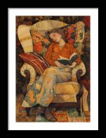 Framed Poster Lazy Women AI Poster Wall Art Framed Poster