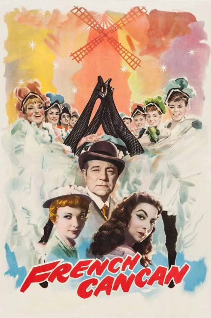 French Cancan 1955 Movie Poster Wall Art