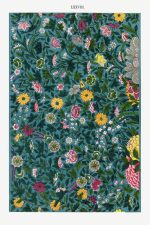 Chinese Botanical Floral Print Wall Art Poster