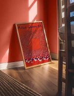Roland Garros Roland Garros '84 – Crowd in Color 1984 Official Poster - Vintage Tennis Art Colorful Poster Wall Art