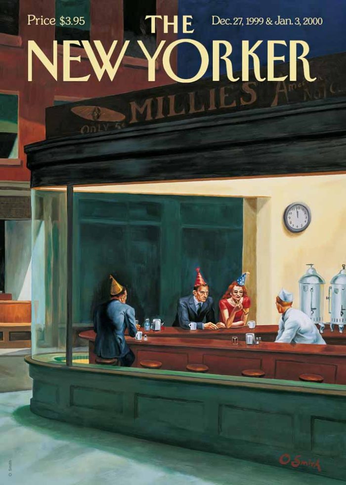 Vintage & Modern New Yorker Cover Print Wall Art Poster - Image 1