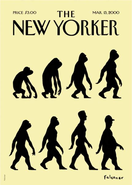 Vintage & Modern New Yorker Cover Print Wall Art Poster