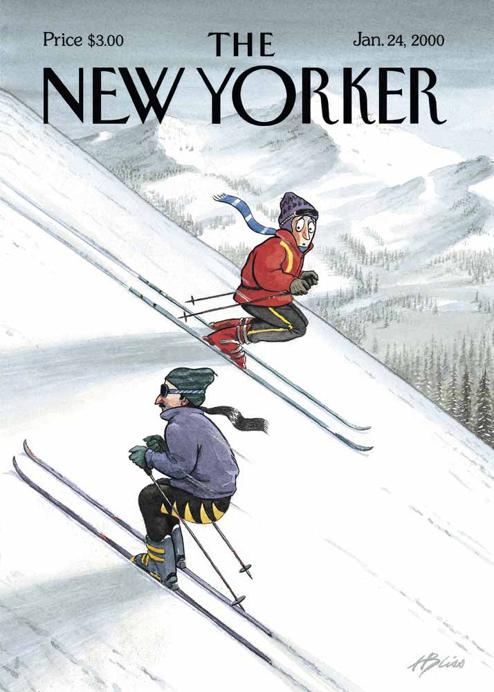 Vintage & Modern New Yorker Cover Print Wall Art Poster