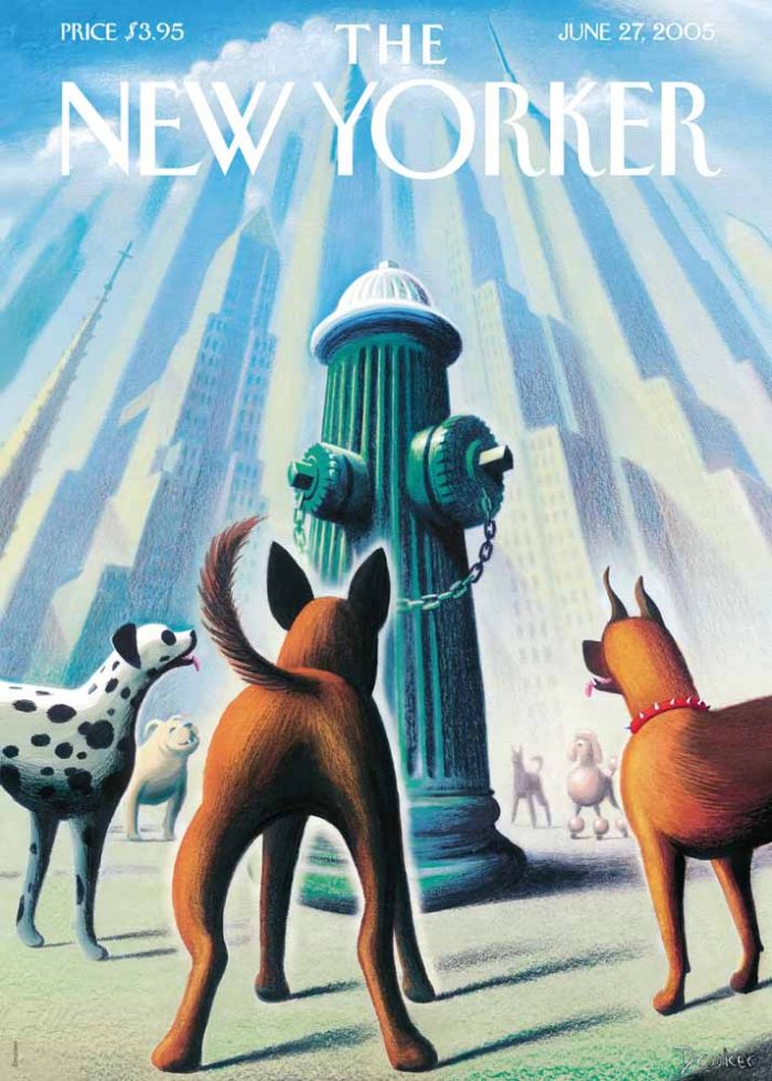 Vintage & Modern New Yorker Cover Print Wall Art Poster - Image 1