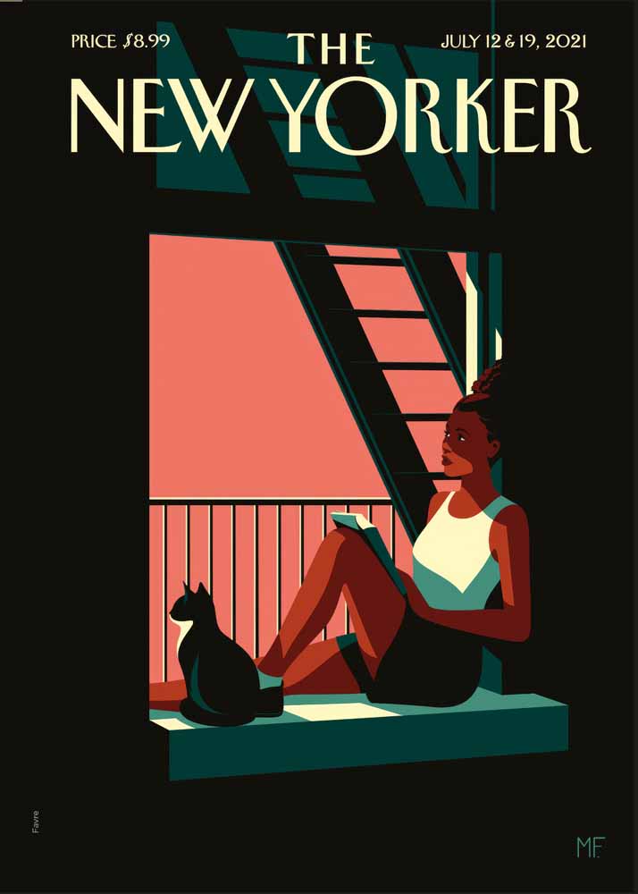 Vintage & Modern New Yorker Cover Print Wall Art Poster