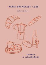 Eclectic Trendy Colorful Wall Art Poster