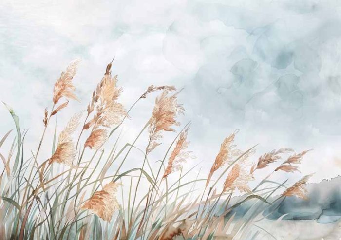 Wildgrass Field AI Print Wall Art Poster - Image 1