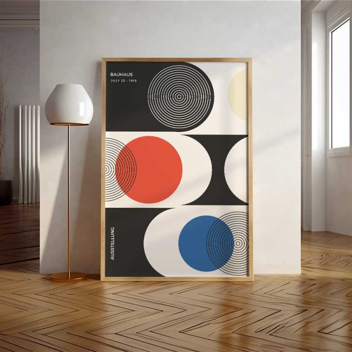 Bauhaus Harmony 1919 Exhibition Wall Art Poster Aluminum Print - Image 2