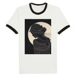 Moon Goddess T-Shirt: Ethereal & Mystical Design Unisex Ringer T-shirt