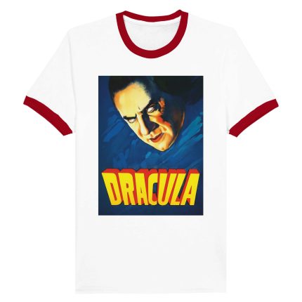 Dracula 1931 T-Shirt: Bela Lugosi as Dracula Movie Poster Unisex Ringer T-shirt
